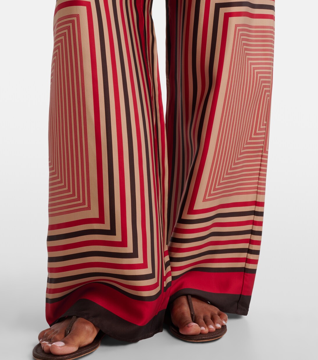 Jensen printed wide-leg pants | Faithfull
