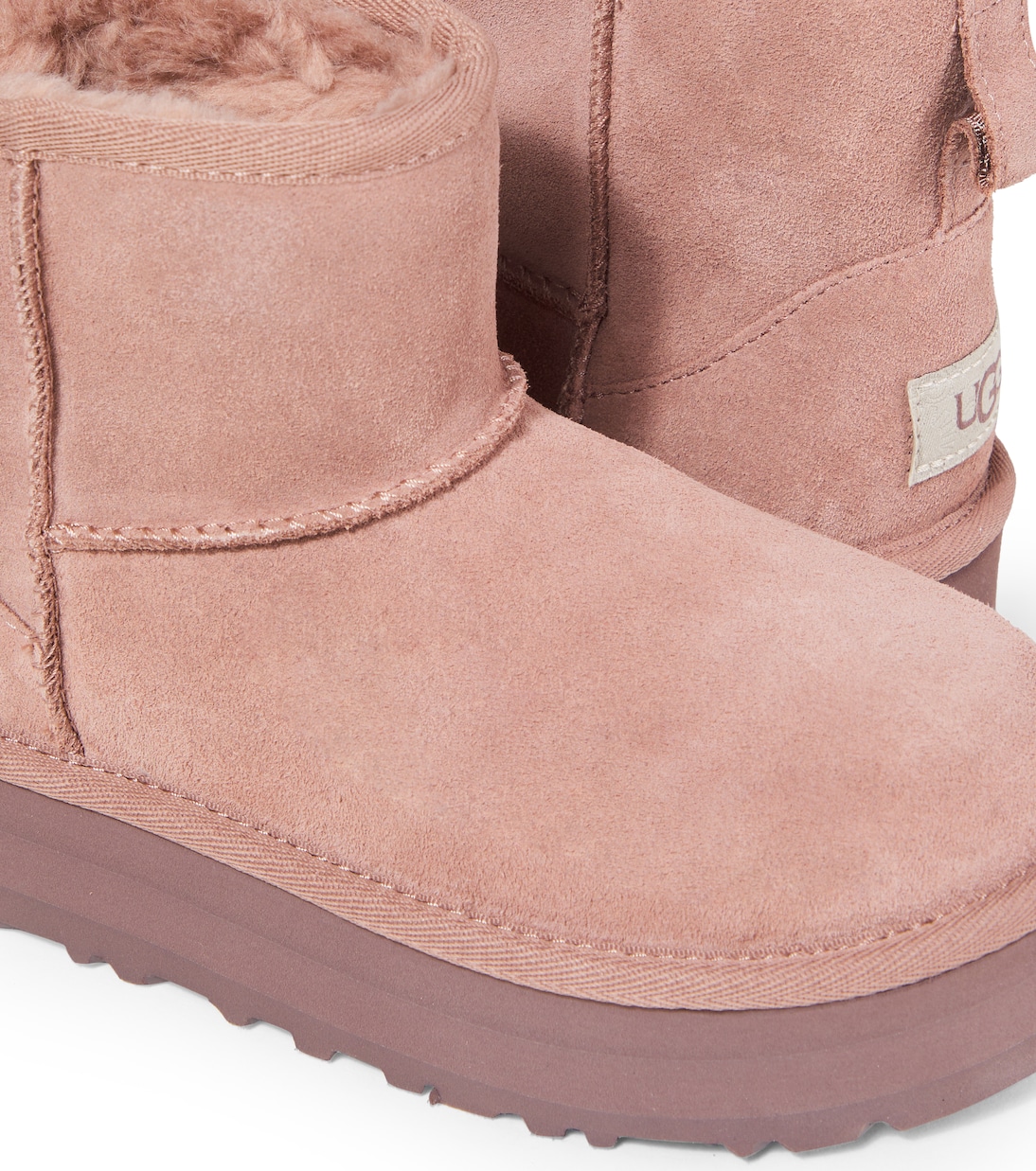 Classic Mini suede platform boots | UGG Kids