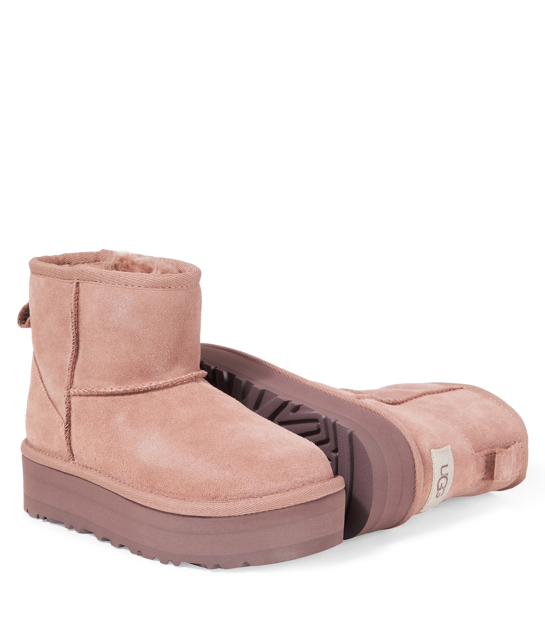 Classic Mini suede platform boots | UGG Kids