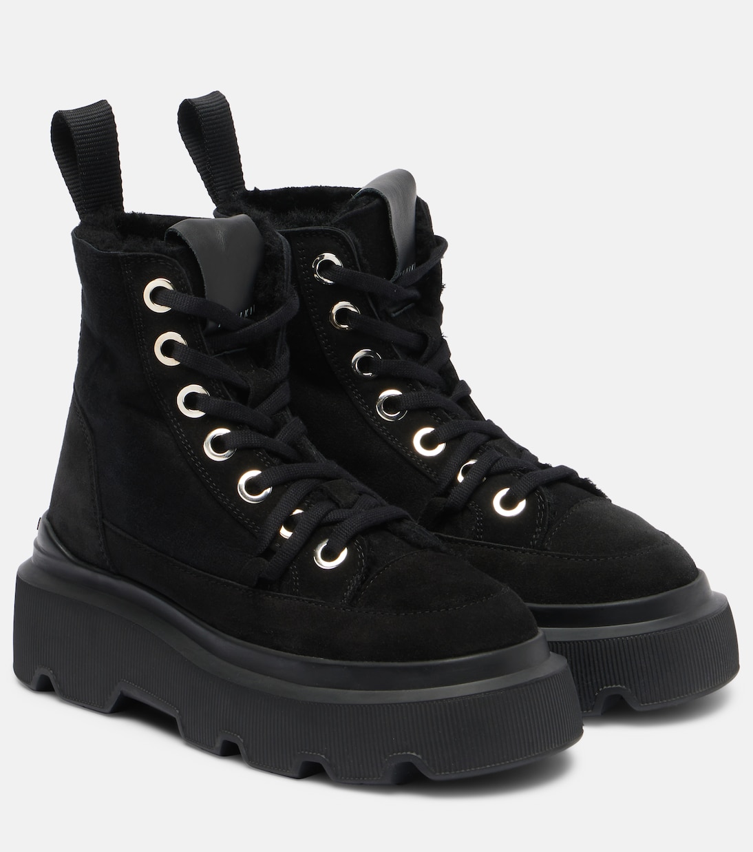 Schnürstiefel Matilda aus Veloursleder | Inuikii