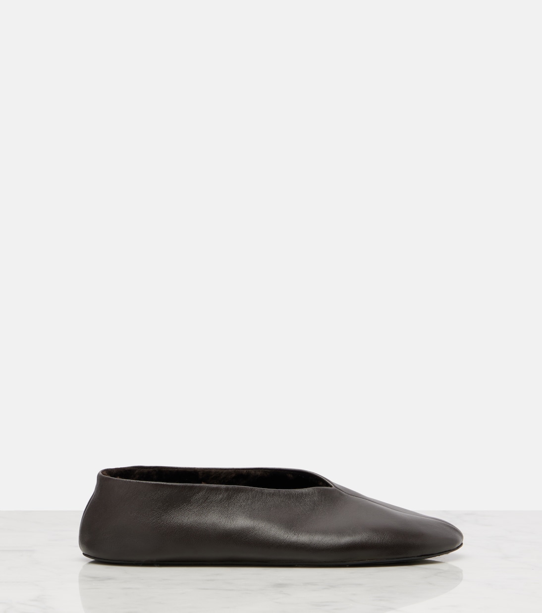Stella leather ballet flats | The Row
