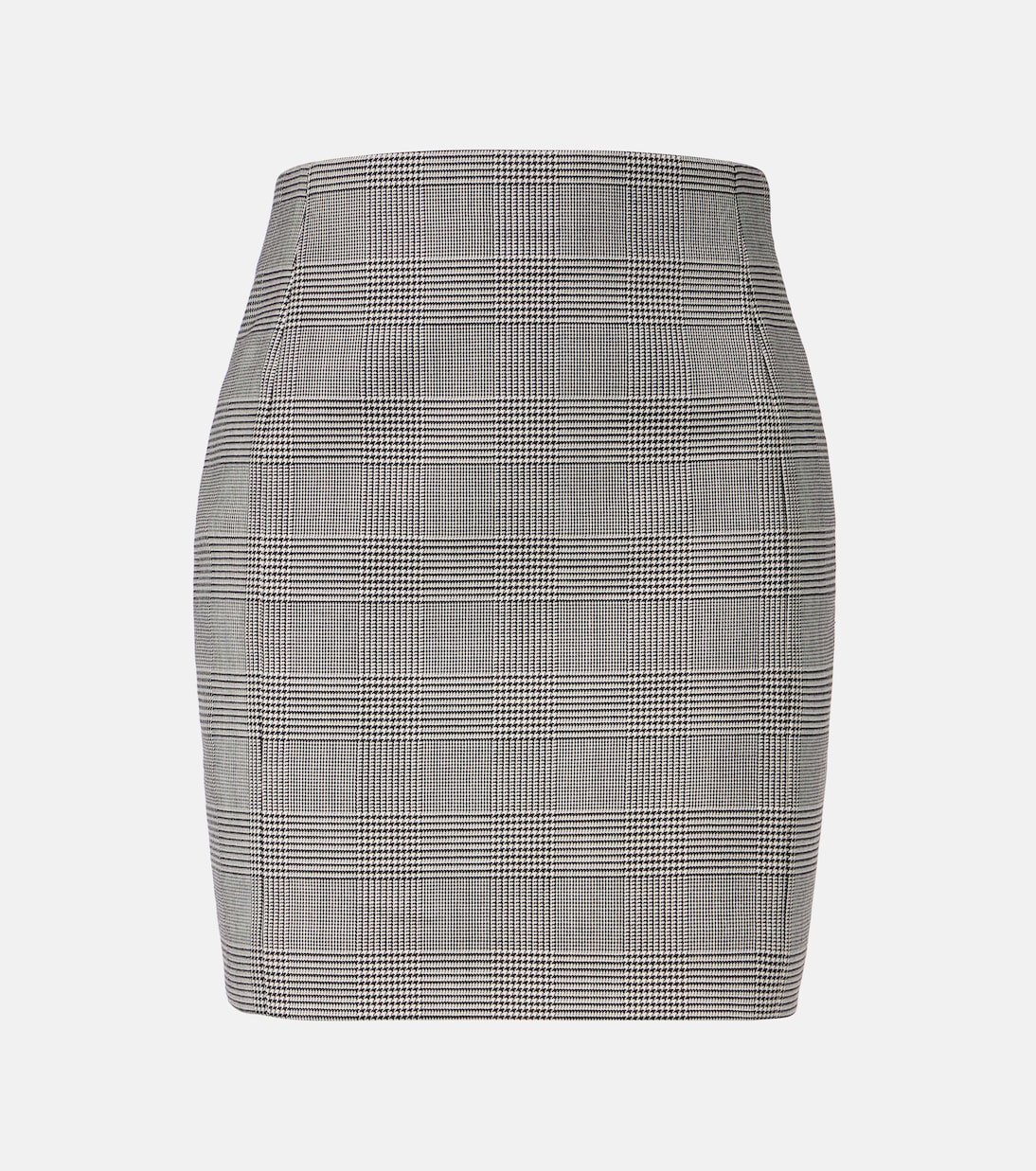 Houndstooth wool-blend miniskirt | Balmain