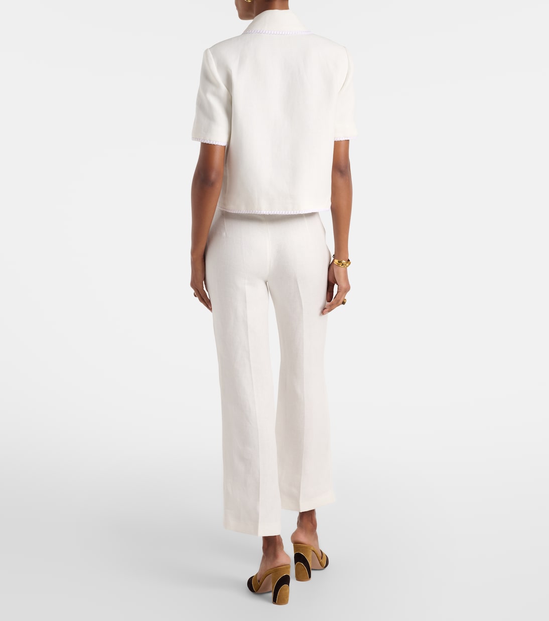 Pantalones acampanados de lino | Etro