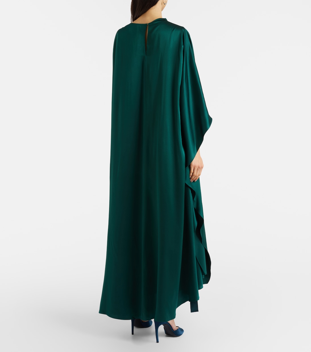 Hiba silk satin maxi dress | Roksanda