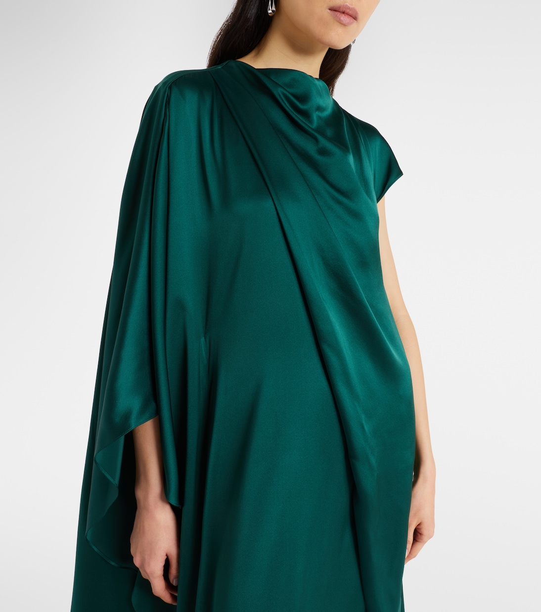 Hiba silk satin maxi dress | Roksanda