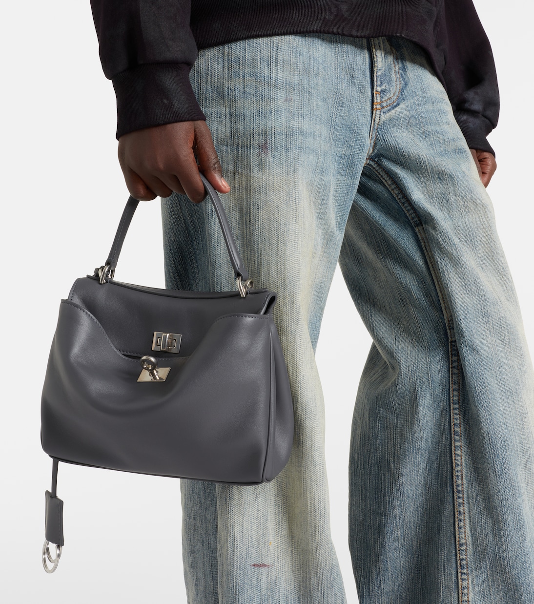 Rodeo Mini leather tote bag | Balenciaga