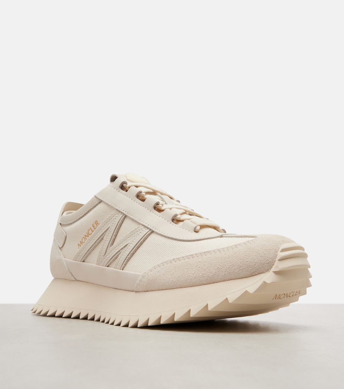 Pacey2 suede-trimmed sneakers | Moncler