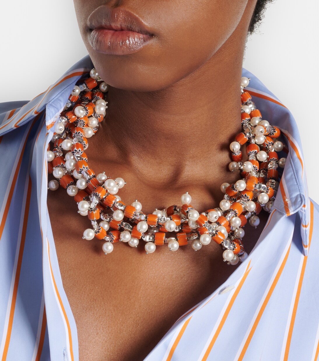 Embellished beaded necklace | Dries Van Noten