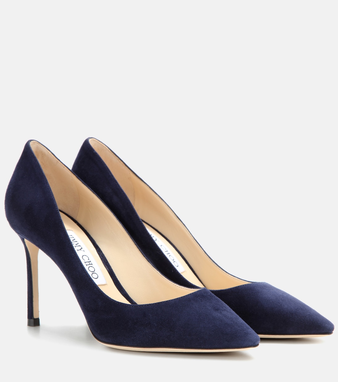 Romy 85 suede pumps in blue Jimmy Choo Mytheresa