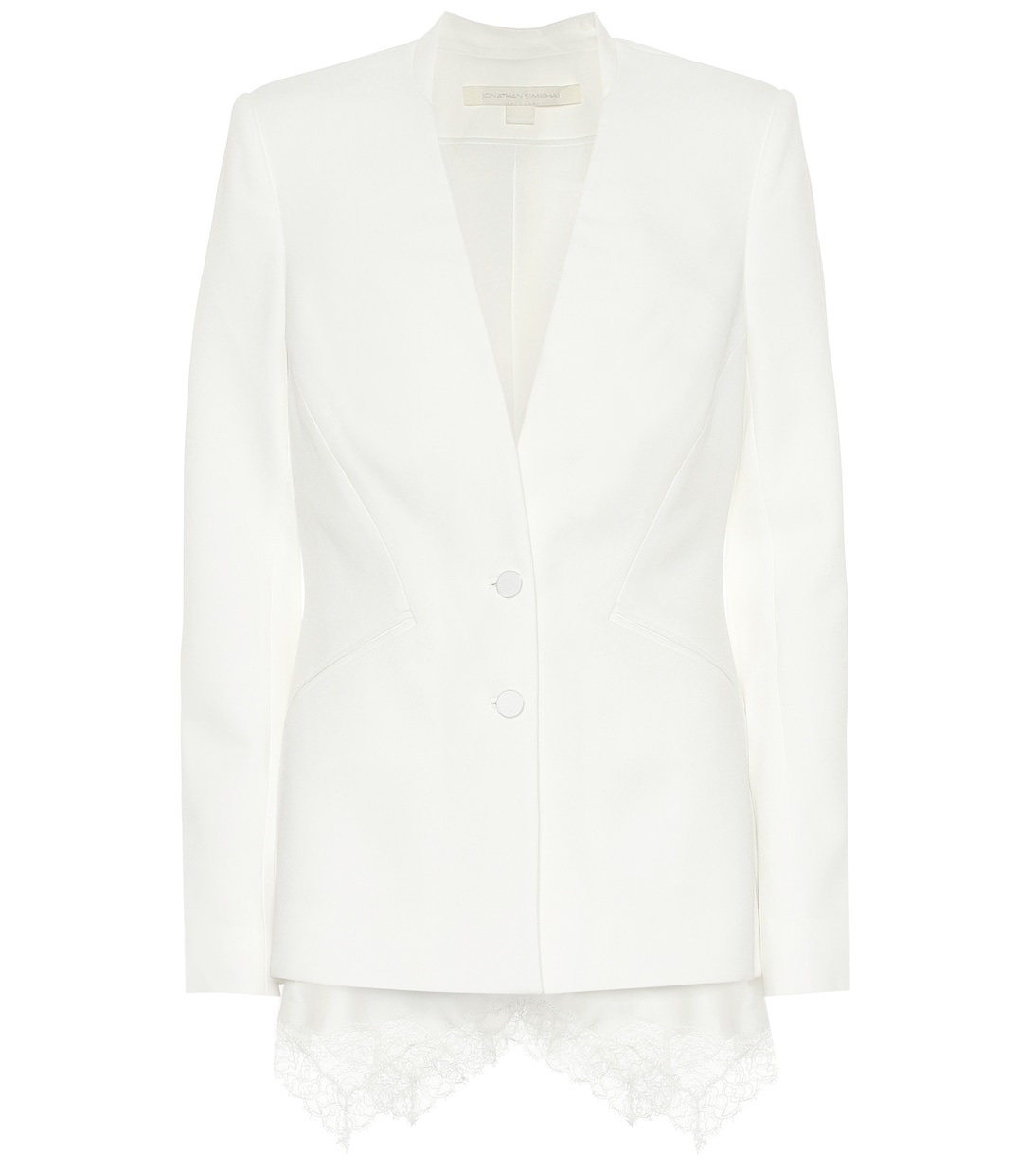 Blazer in crêpe con pizzo | Simkhai