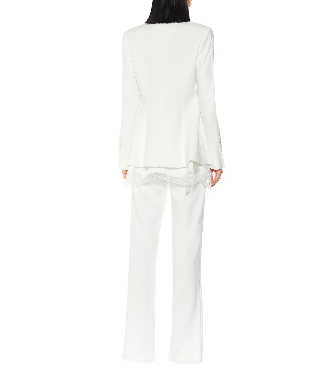Blazer in crêpe con pizzo | Simkhai