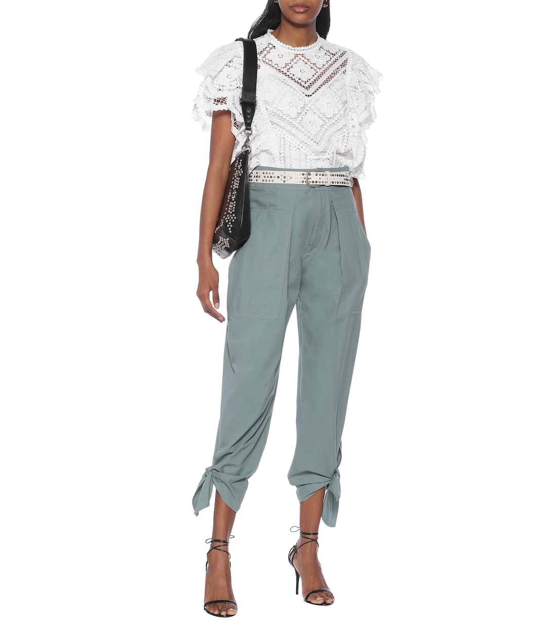Gaviao high-rise cotton pants | Isabel Marant
