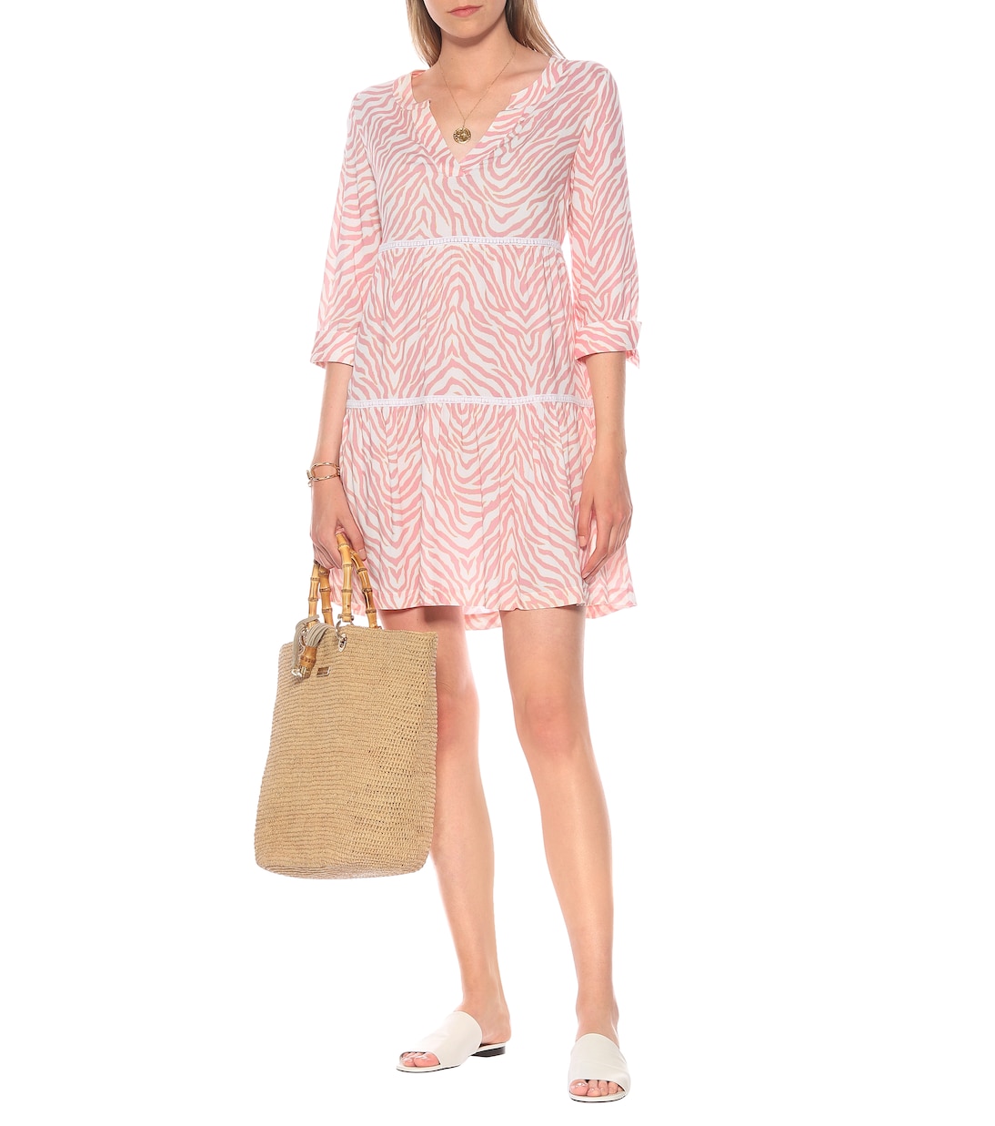 Cape Town zebra-print minidress | Heidi Klein