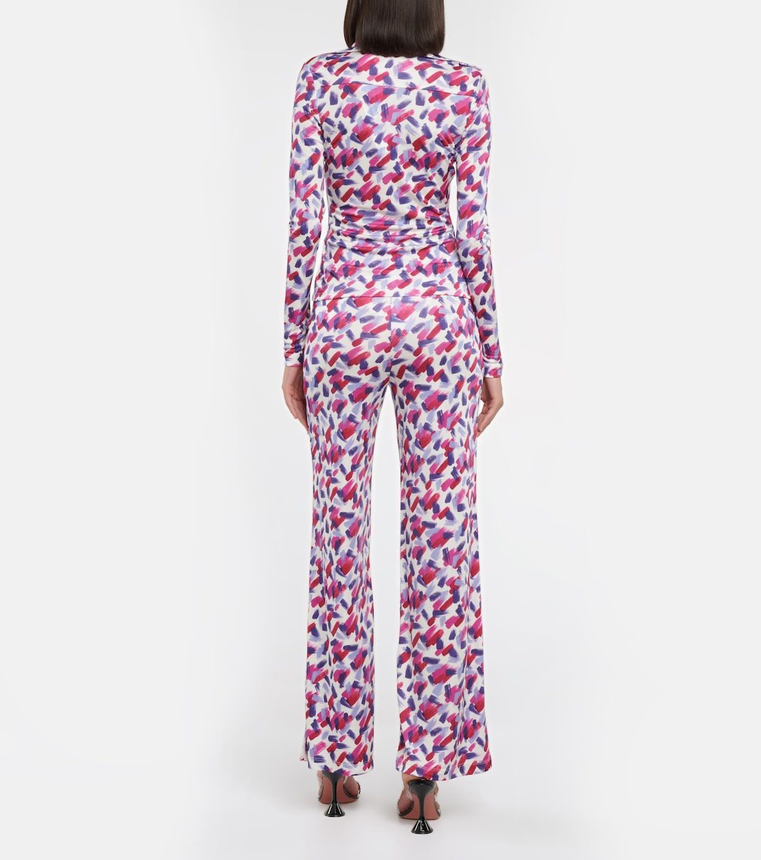 Cabaret printed long-sleeved top | Rotate