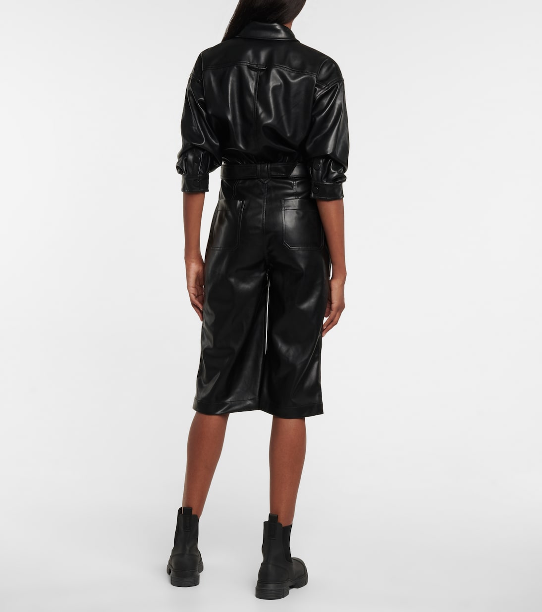 Combi-pantalon Kayley en cuir synthétique | Simkhai