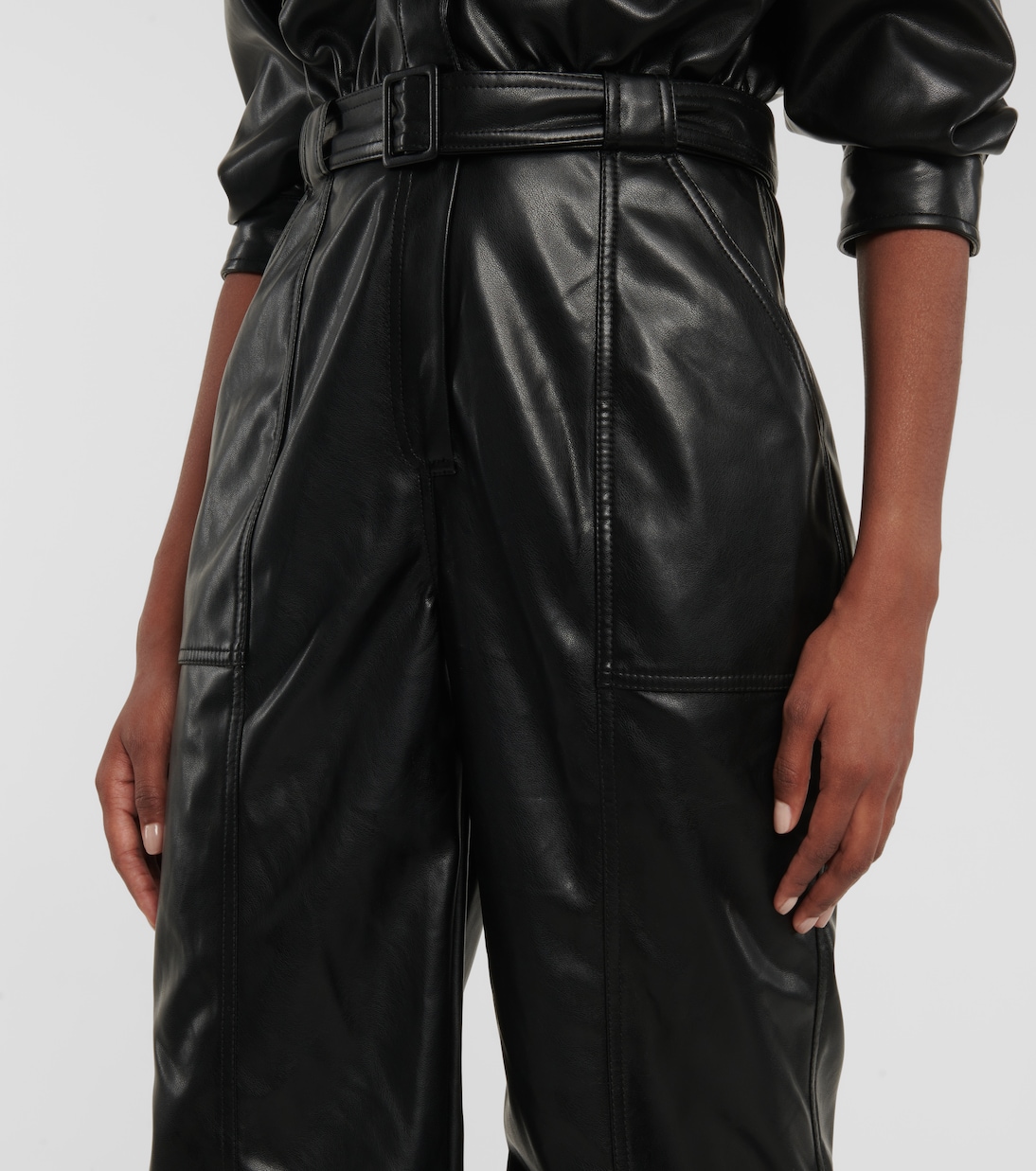 Combi-pantalon Kayley en cuir synthétique | Simkhai