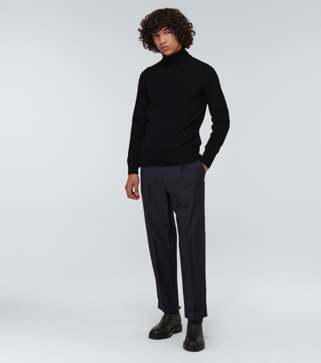 Rollkragenpullover Kolton aus Wolle und Kaschmir | John Smedley