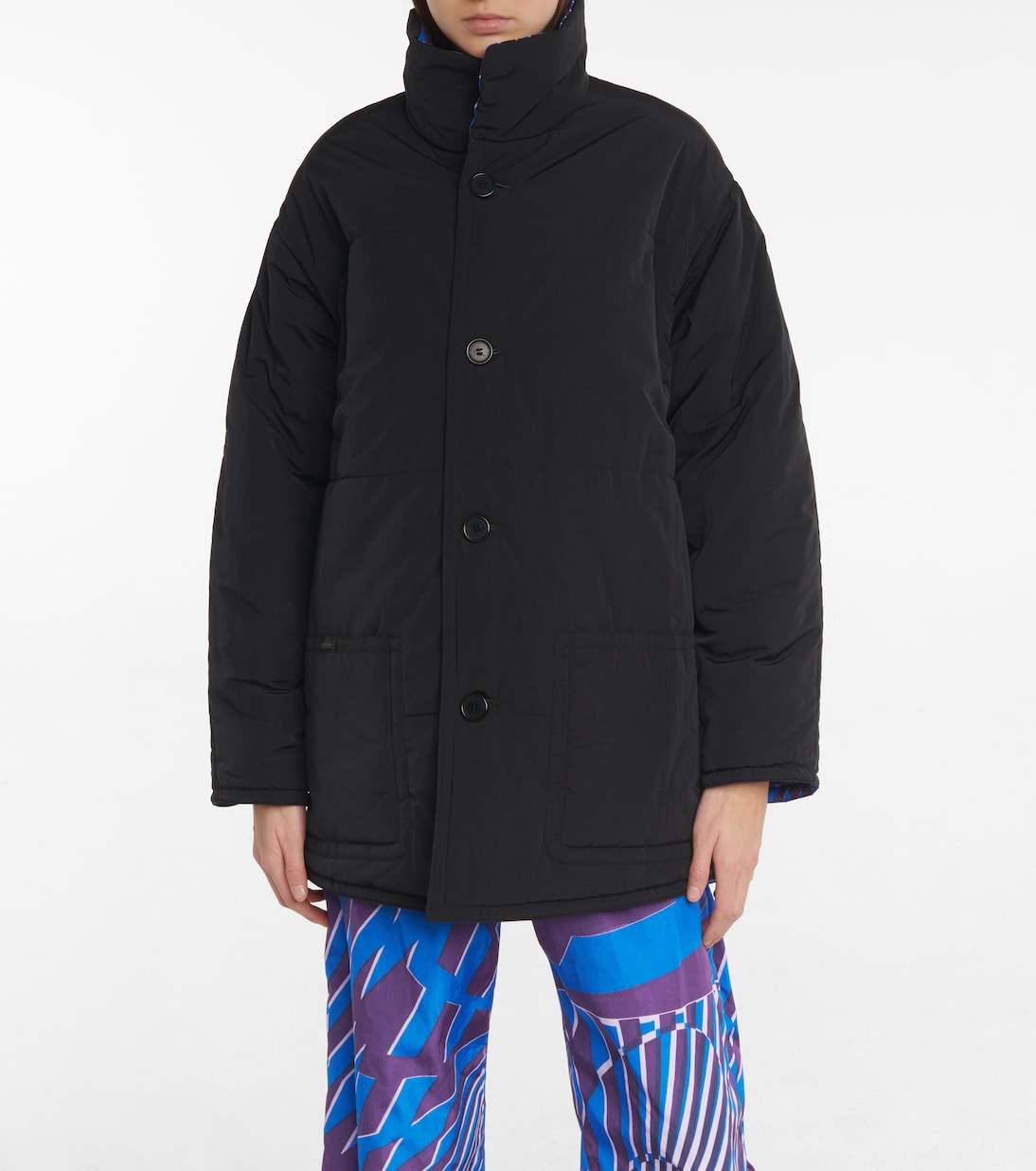 x Ed Curtis Alex reversible coat | Stella McCartney