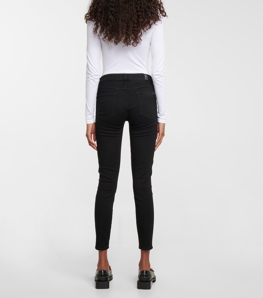 The Skinny Crop mid-rise jeans | 7 For All Mankind