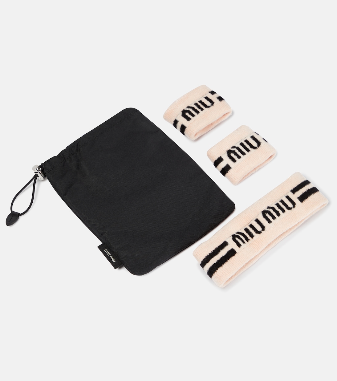 Set bandeau et serre-poignets de tennis | Miu Miu