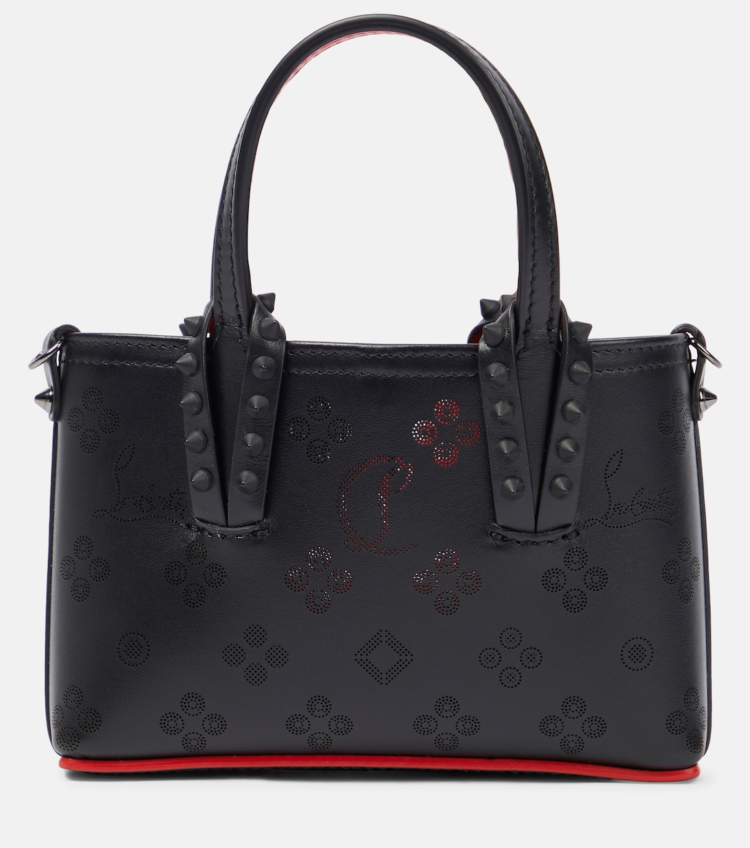 Borsa a spalla Cabata Nano in pelle | Christian Louboutin