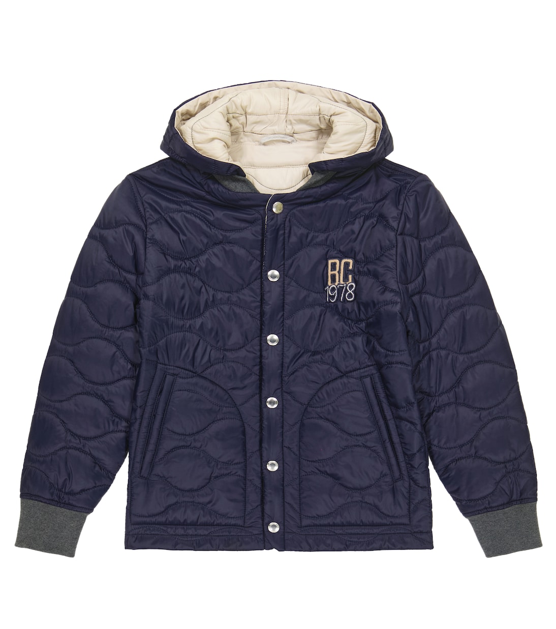 Chaqueta de nylon con capucha | Brunello Cucinelli Kids