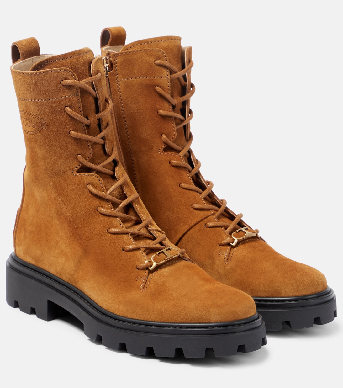 Suede lace-up boots | Tod's