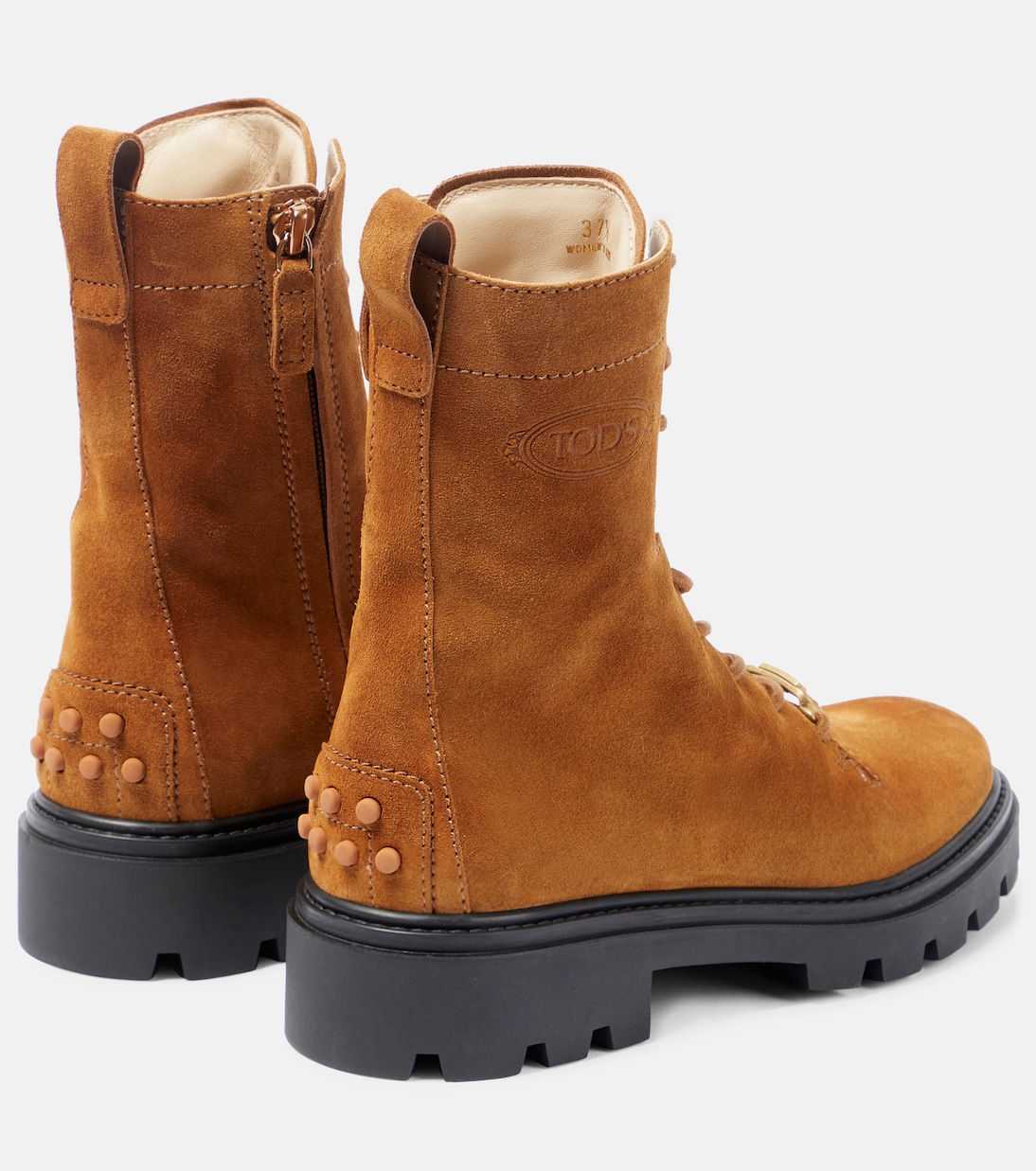 Suede lace-up boots | Tod's