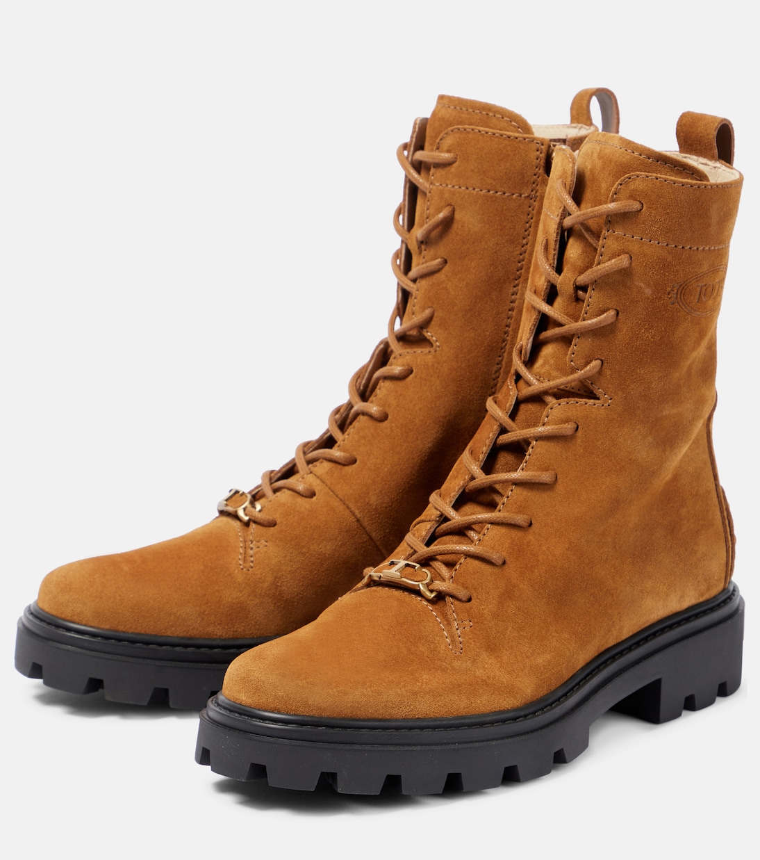 Suede lace-up boots | Tod's