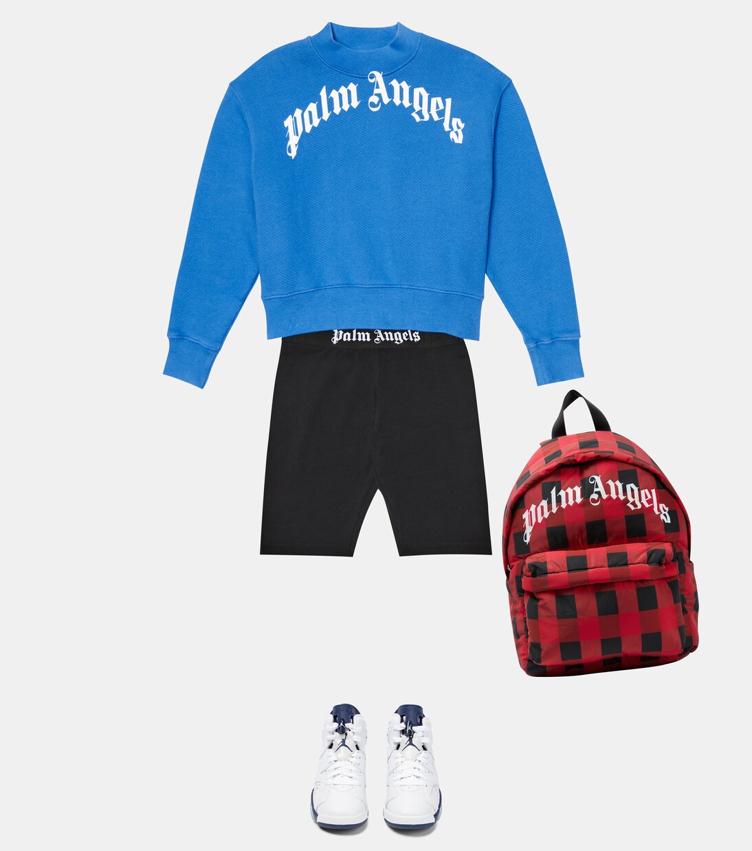 Bedrucktes Sweatshirt aus Baumwolle | Palm Angels Kids