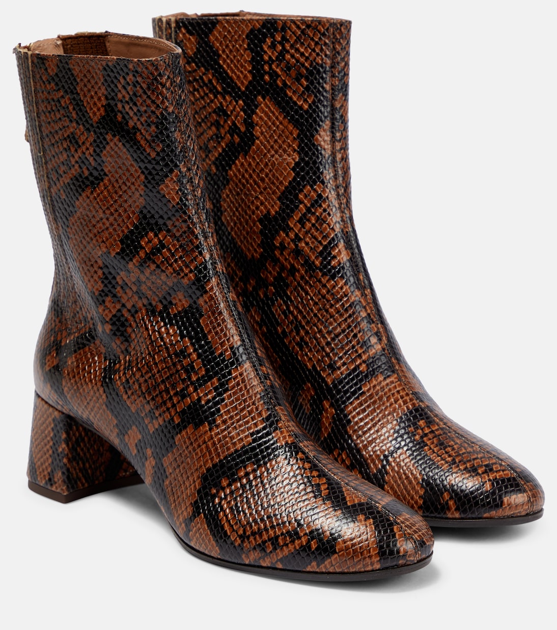 Saint Honore Leather Ankle Boots | Aquazzura