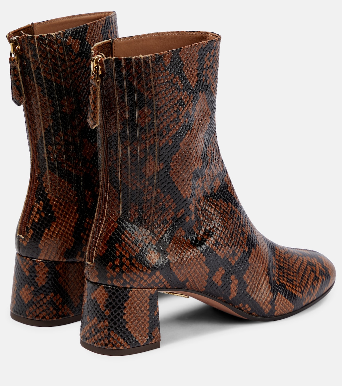 Saint Honore Leather Ankle Boots | Aquazzura