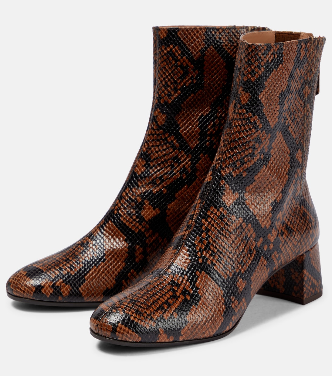 Saint Honore Leather Ankle Boots | Aquazzura