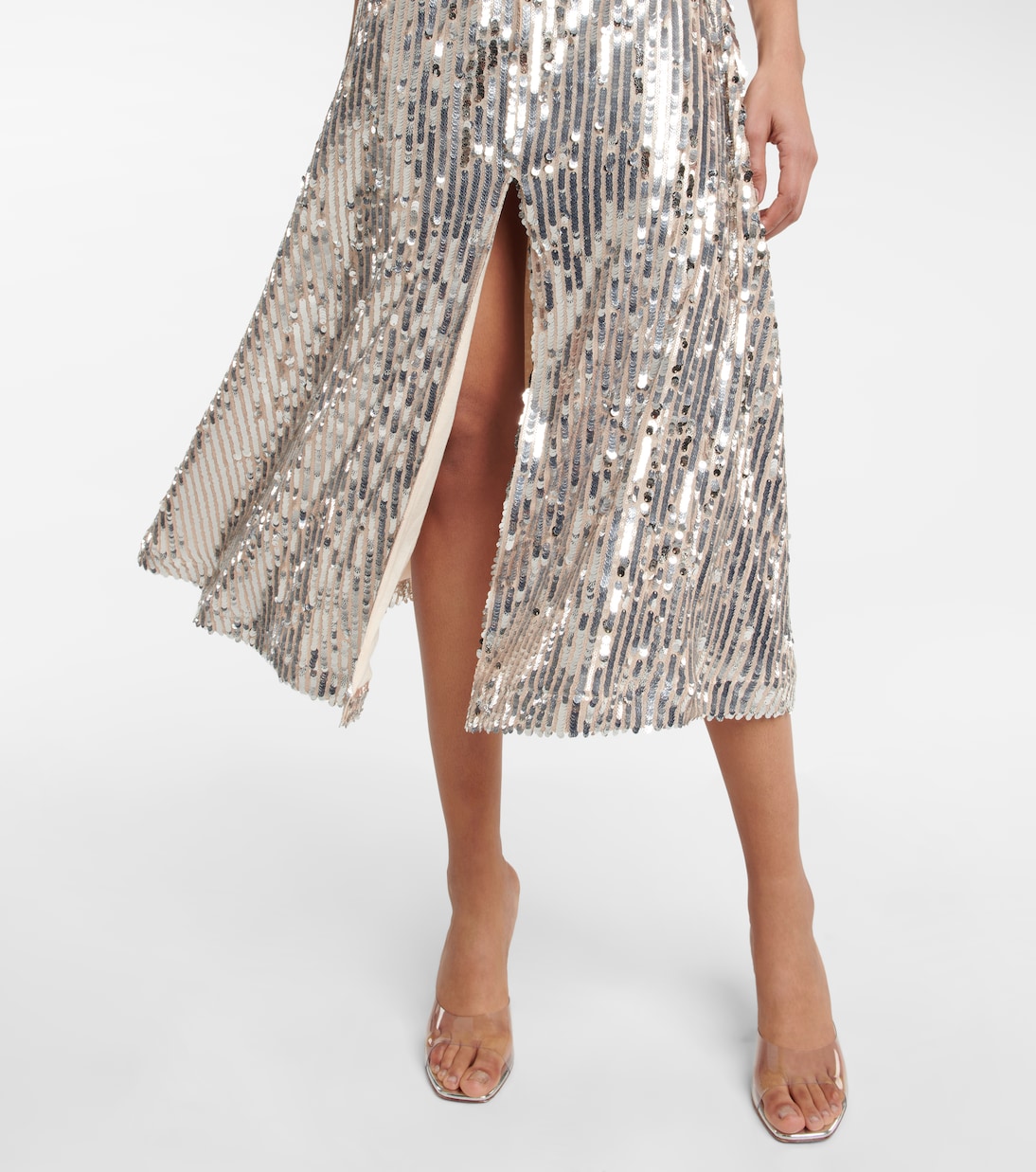 Vestido midi Sierina con lentejuelas | Rotate