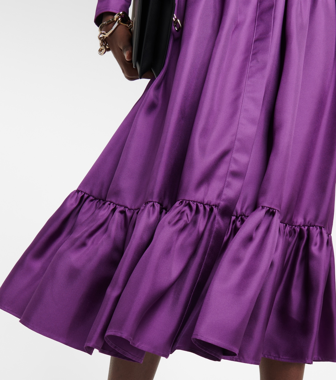 Yard silk satin shirt dress | Max Mara