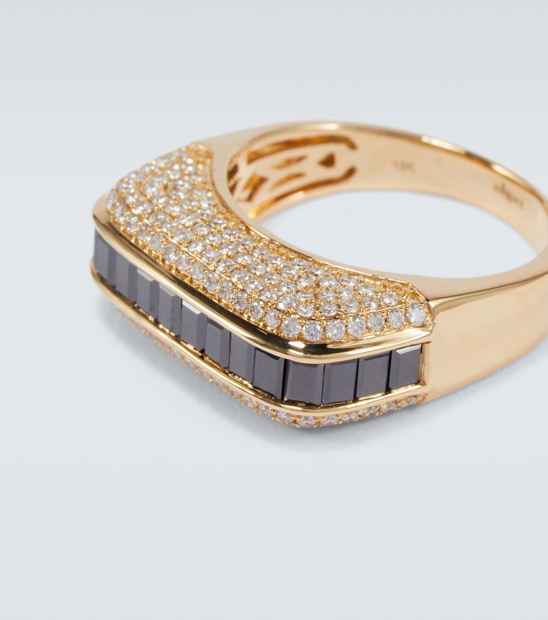 Anello Empress in oro 18kt con diamanti | Rainbow K
