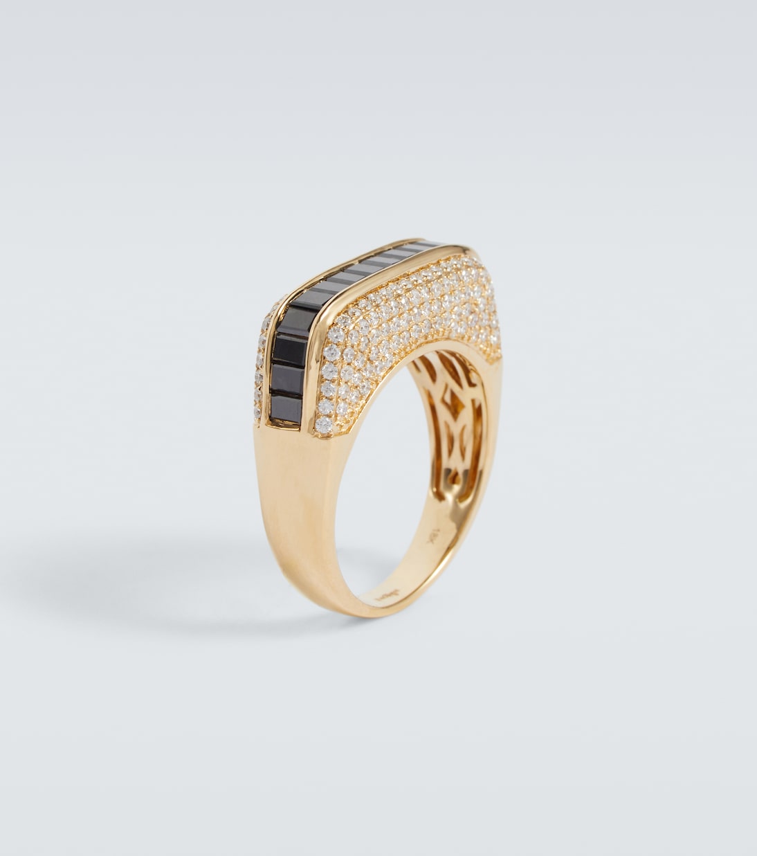 Anello Empress in oro 18kt con diamanti | Rainbow K