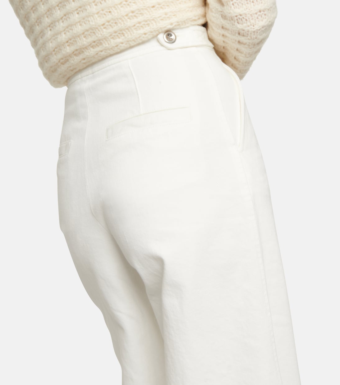 Jeans anchos de tiro alto | Loro Piana