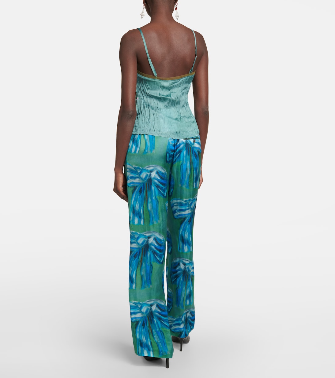 Printed satin camisole | Acne Studios
