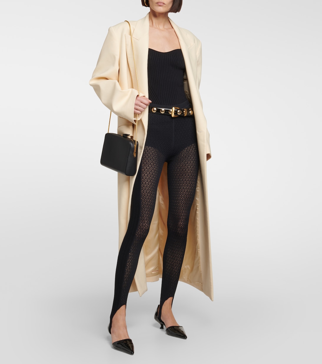 Leggings de encaje con fuseau | Khaite