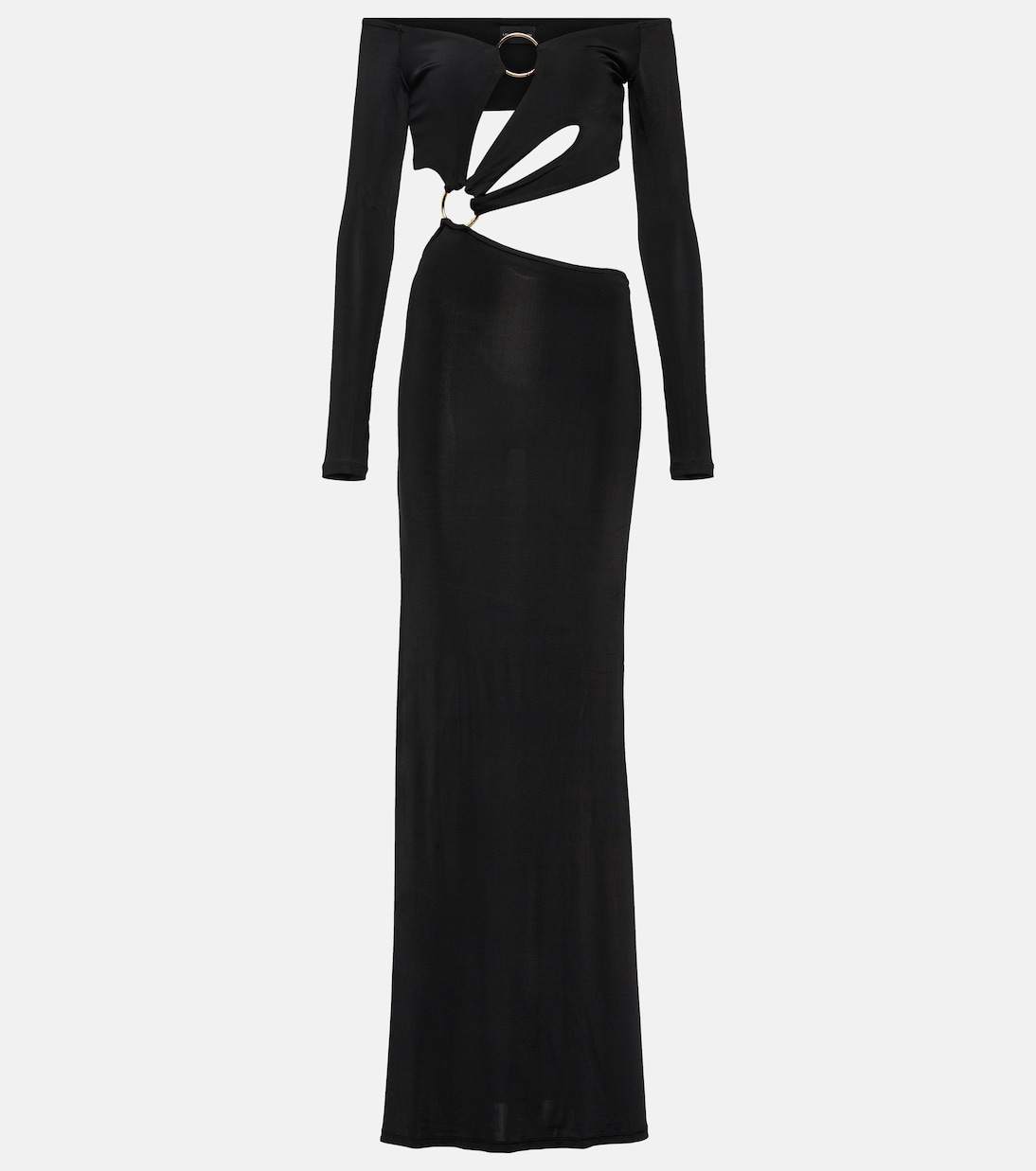 Cutout jersey maxi dress | Louisa Ballou