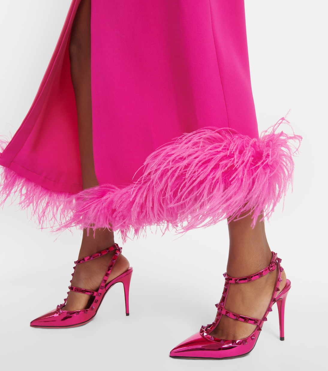 Rockstud metallic leather pumps | Valentino Garavani