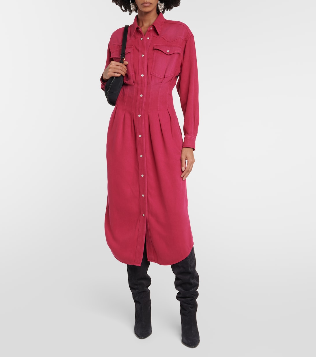 Tomia tencel midi dress | Marant Etoile