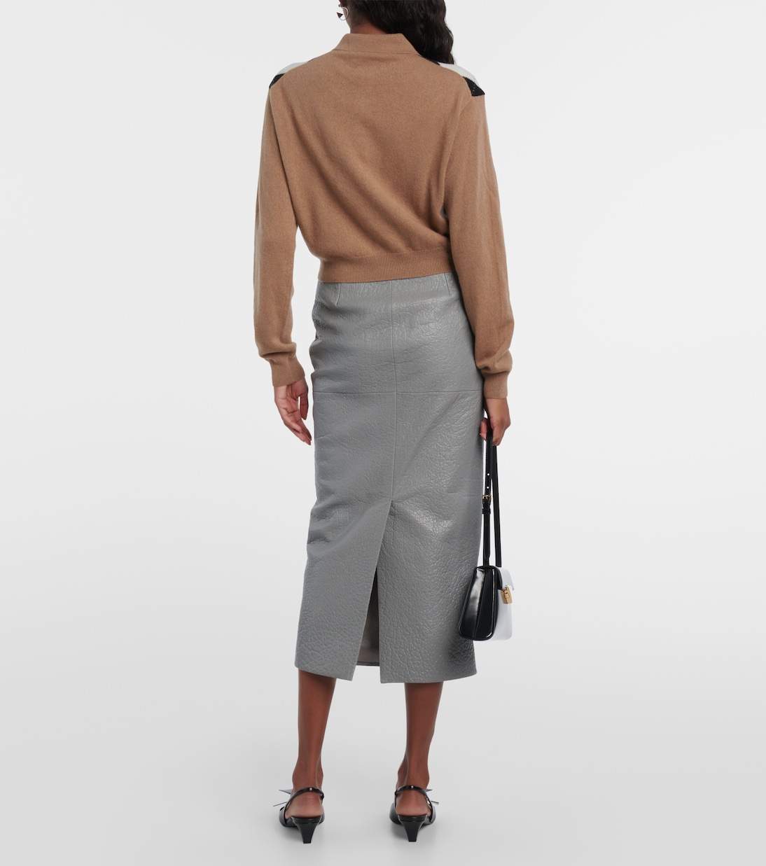 Jersey de Punto Argyle de Cashmere de Prada para Jóvenes Modernos