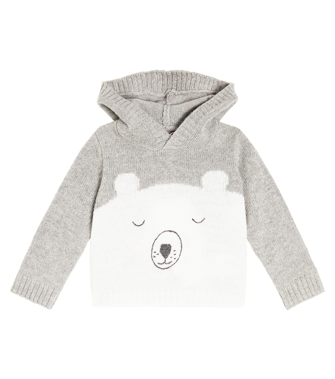 Baby - Felpa in lana con cappuccio | Il Gufo
