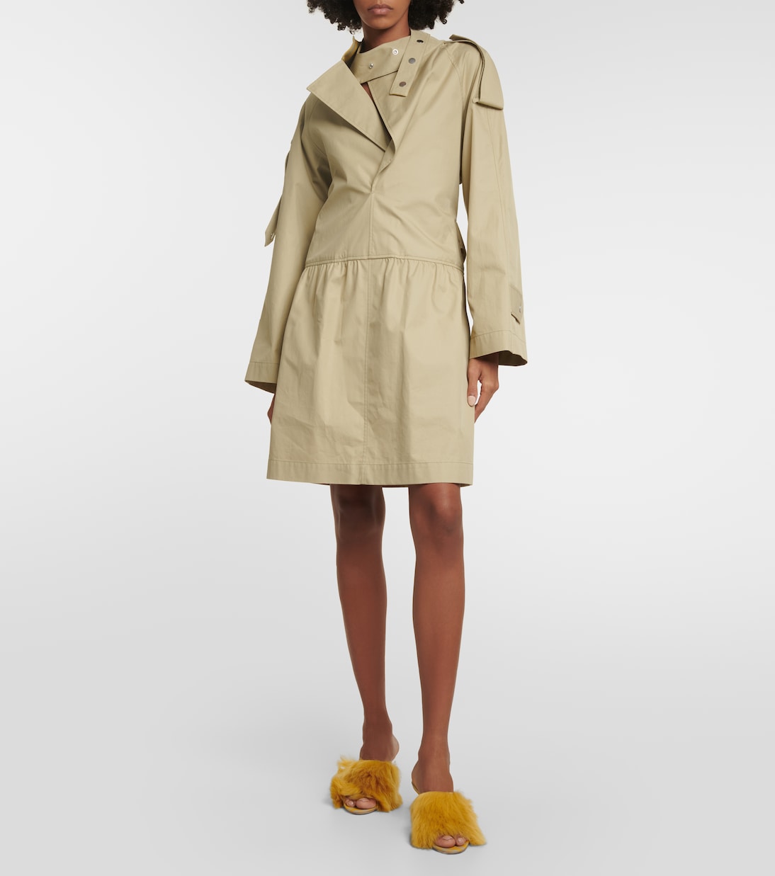Mules Jackie in shearling e pelle | Burberry