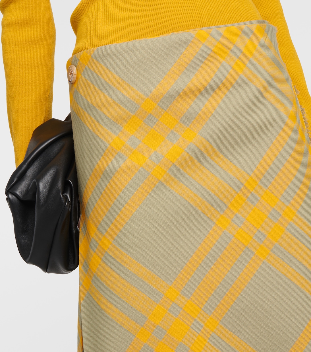 Check wool-blend kilt | Burberry