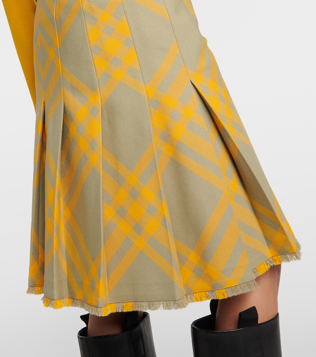 Check wool-blend kilt | Burberry