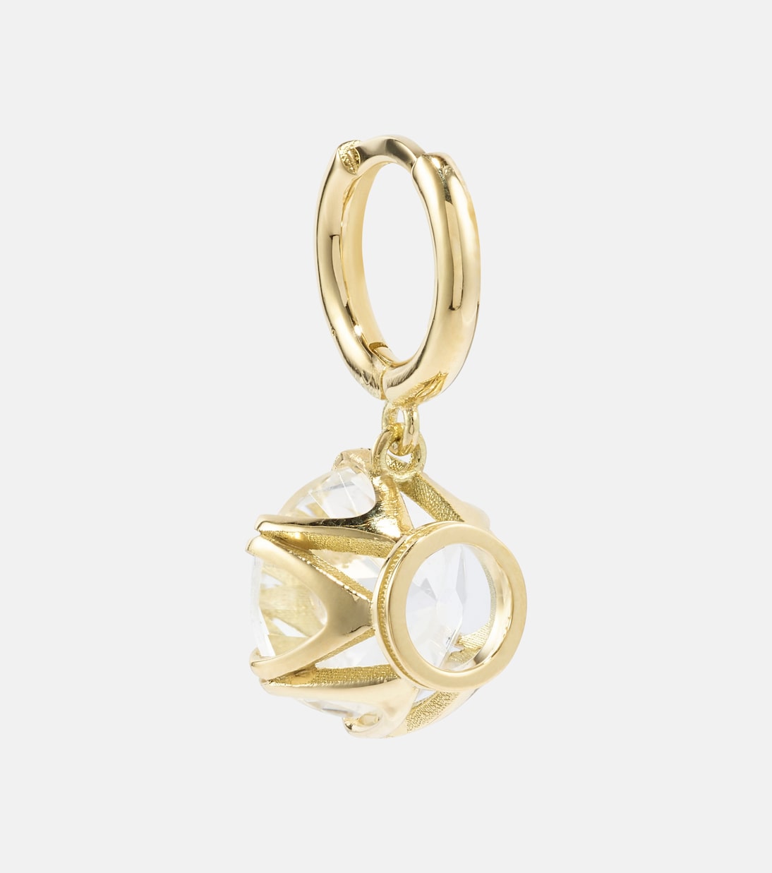 Orecchini in oro 18kt con topazio di ILEANA MAKRI, design elegante per giovani