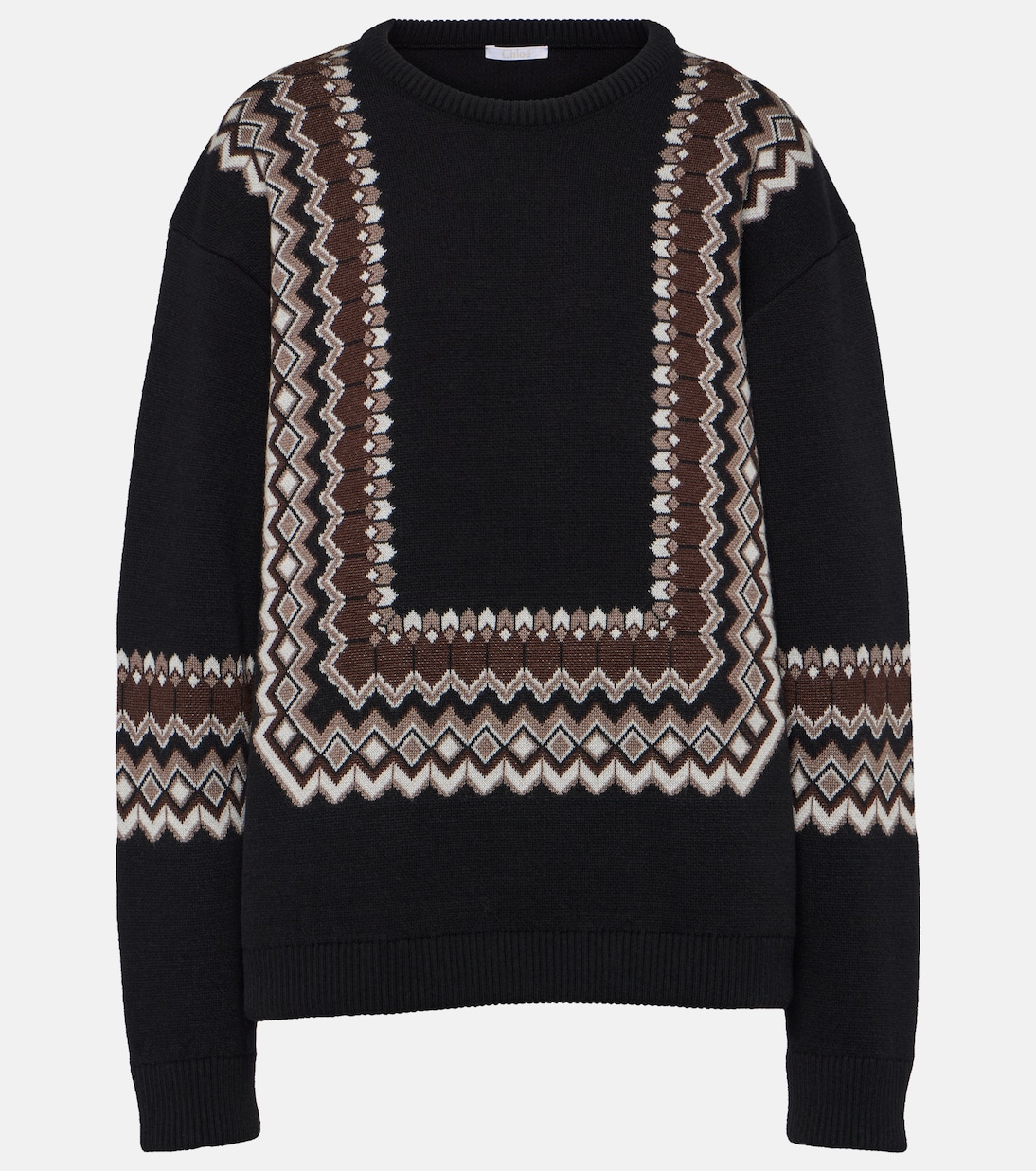 Jersey en jacquard de mezcla de lana | Chloé